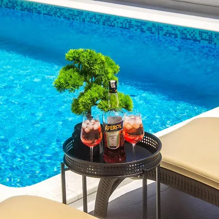 Dalmatian Child With Swimming Pool, Close To The Aparthotel Vinisce